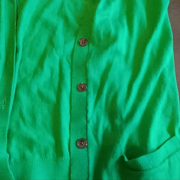 Gap like New Green Button-Up Cardigan. Size XS 100% Cotton - Picture 3 of 5
